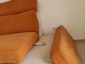 Kampinė sofa su miegama dalimi ir patalynės dėže - nuotraukos Nr. 7