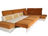 Kampinė sofa su miegama dalimi ir patalynės dėže - nuotraukos Nr. 3