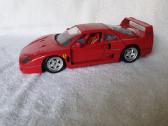 Ferrari F40 Bburago 1:18 made in italy metalinis