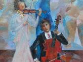 Paveikslas "Nuotaikinga miesto muzika"