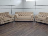 Sofa ir du foteliai