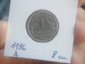 1 markė 1936a - nuotraukos Nr. 2