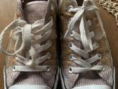 Converse rudi su blizgesiu sportiniai bateliai