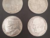 Monetos (kopijos), doleris, reichsmarkes, liros