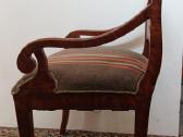 Biedermeier stiliaus krėslas - nuotraukos Nr. 6