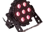 Flashprofesional LED Par Slim 7x10w Rgbw 4vnt.