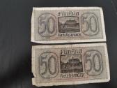 Reichsmark ir Rentenmark banknotai - nuotraukos Nr. 2
