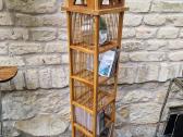 Vintažinė mid century tikmedžio lentynėlė - nuotraukos Nr. 5