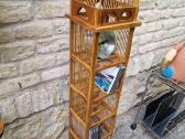 Vintažinė mid century tikmedžio lentynėlė - nuotraukos Nr. 8