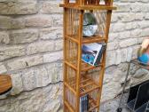 Vintažinė mid century tikmedžio lentynėlė - nuotraukos Nr. 14