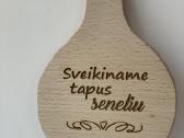 Graviruota, medinė lentelė