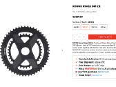 48/32 Rotor Aldhu Cranks 172.5mm, 30mm axle - nuotraukos Nr. 8