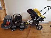 Bugaboo Cameleon3 + maxicosi kėdutė ir bazė