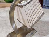 Vintažinis Art Deco žalvarinis stalo šviestuvas - nuotraukos Nr. 12