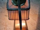 Vintažinis Art Deco žalvarinis stalo šviestuvas - nuotraukos Nr. 7
