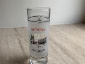 Taurelė degtinei su Minskaya logo ženklu