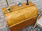 Vintažinis mid century tikmedžio sekreteras - nuotraukos Nr. 14