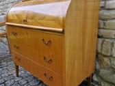Vintažinis mid century tikmedžio sekreteras - nuotraukos Nr. 15