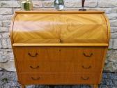 Vintažinis mid century tikmedžio sekreteras - nuotraukos Nr. 18