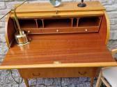 Vintažinis mid century tikmedžio sekreteras - nuotraukos Nr. 25