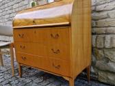 Vintažinis mid century tikmedžio sekreteras - nuotraukos Nr. 28