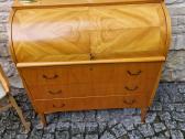 Vintažinis mid century tikmedžio sekreteras - nuotraukos Nr. 30
