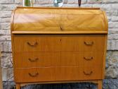 Vintažinis mid century tikmedžio sekreteras - nuotraukos Nr. 32