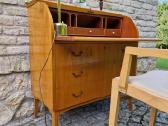 Vintažinis mid century tikmedžio sekreteras - nuotraukos Nr. 34