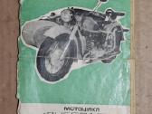 Gamyklinis motociklo Dnepr Mt-9 pasas 1970-ieji