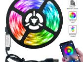 Įvairios!LED Rgb hermetiška juosta, 5 metrai su bt - nuotraukos Nr. 2