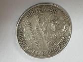 1 Poltinnik Kalvis 1925 m. sidabrinė Rusija - nuotraukos Nr. 2