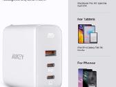 Kroviklis Aukey Pa-b6s (2xusb C + 1xusb A) 90w - nuotraukos Nr. 2