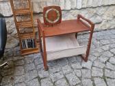Vintažinis mid century tikmedžio staliukas - nuotraukos Nr. 10
