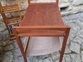 Vintažinis mid century tikmedžio staliukas - nuotraukos Nr. 12