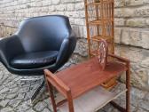 Vintažinis mid century tikmedžio staliukas - nuotraukos Nr. 15