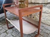 Vintažinis mid century tikmedžio staliukas - nuotraukos Nr. 16