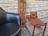 Vintažinis mid century tikmedžio staliukas - nuotraukos Nr. 19