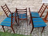 Vintažinės mid century tikmedžio kėdės - nuotraukos Nr. 5