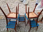 Vintažinės mid century tikmedžio kėdės - nuotraukos Nr. 6