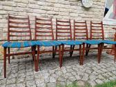Vintažinės mid century tikmedžio kėdės