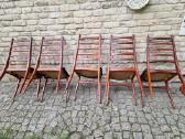Vintažinės mid century tikmedžio kėdės - nuotraukos Nr. 13