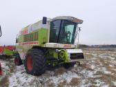 Kombainas Claas Dominator 218 Mega ardomas dalimis