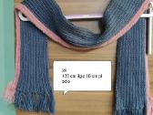 Megztas šalikas 120/10 cm