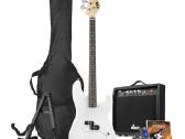 Max Gigkit bosinės gitaros rinkinys balta