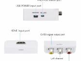 Hdmi i AV adapteris - Hdmi to AV adapter - nuotraukos Nr. 4