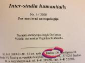 "Postmoderni antropologija" tik 100 egz. 2008 m. - nuotraukos Nr. 8