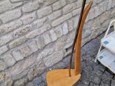 Vintažinis mid century paukščių narvelis su stovu - nuotraukos Nr. 2