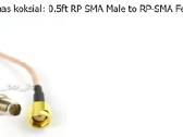 Coxial Rp-sma Male to Rp-sma Female - nuotraukos Nr. 2