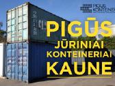 20'dc/6m Naudotas Jūrinis Konteineris Kaune