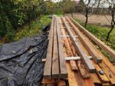 Mediniai balkiai 100x100x6600 6vnt